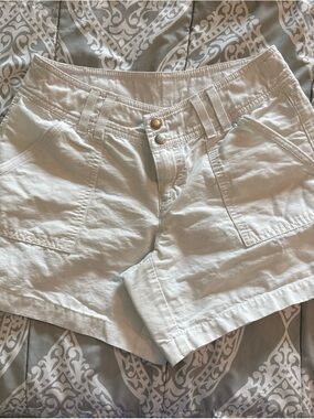 Liz Claiborne White Utility Jean Shorts